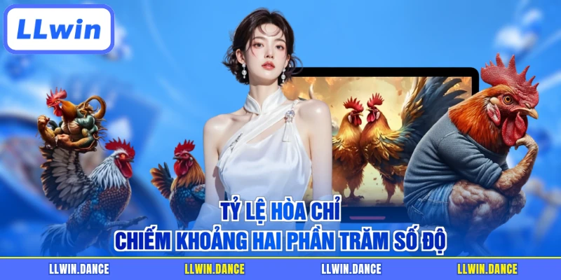 Tỷ lệ hòa chỉ chiếm khoảng hai phần trăm số độ